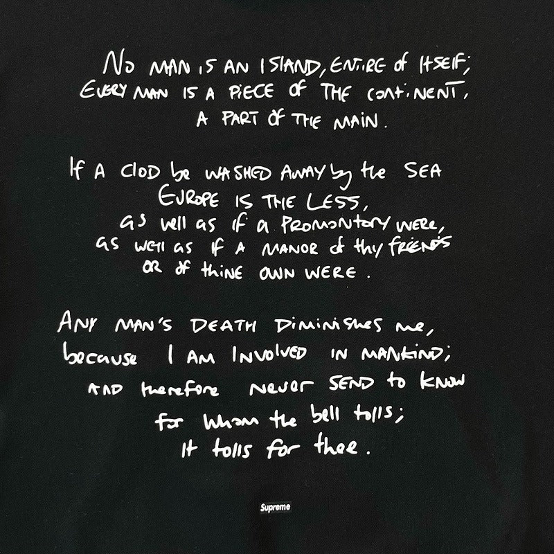 Supreme x Corteiz Rules The World Hoodie Black