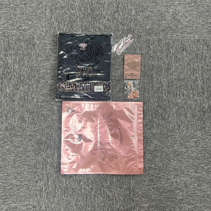Syna World CRG No Gimmicks T-Shirt - Black/Rose Gold (Can't Rush Greatness Merchandise)