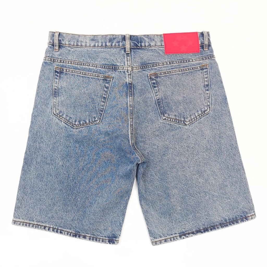 Sp5der OG Logo Denim Short [Blue Denim]
