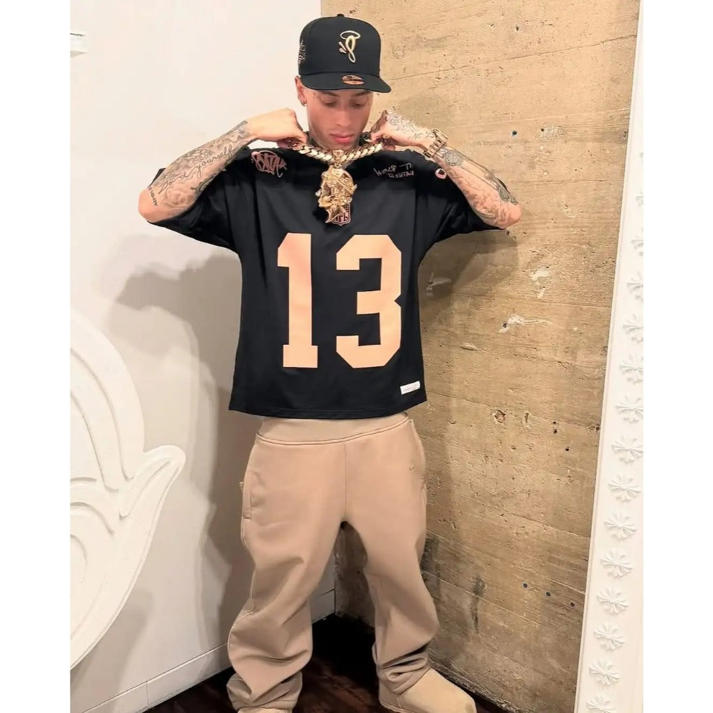 Syna x NFL x Mitchell & Ness CRG Jersey - Black/Rose Gold [Part of Can't Rush Greatness Merch]