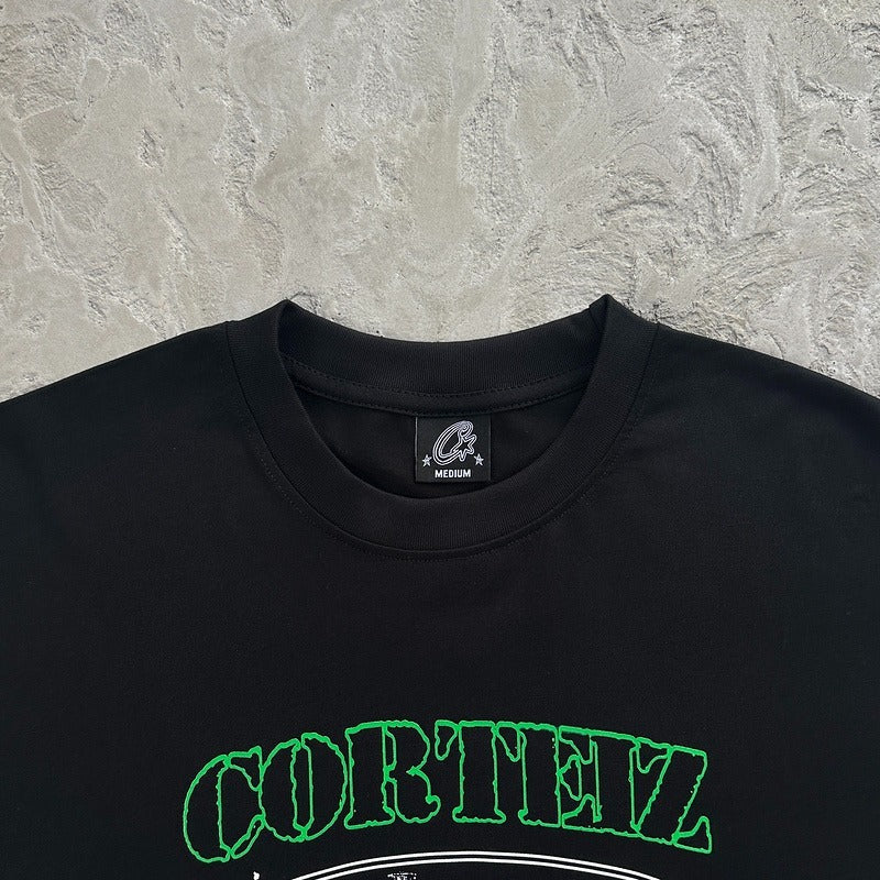 OG Alcatraz Italia Tee 'Black' - Corteiz