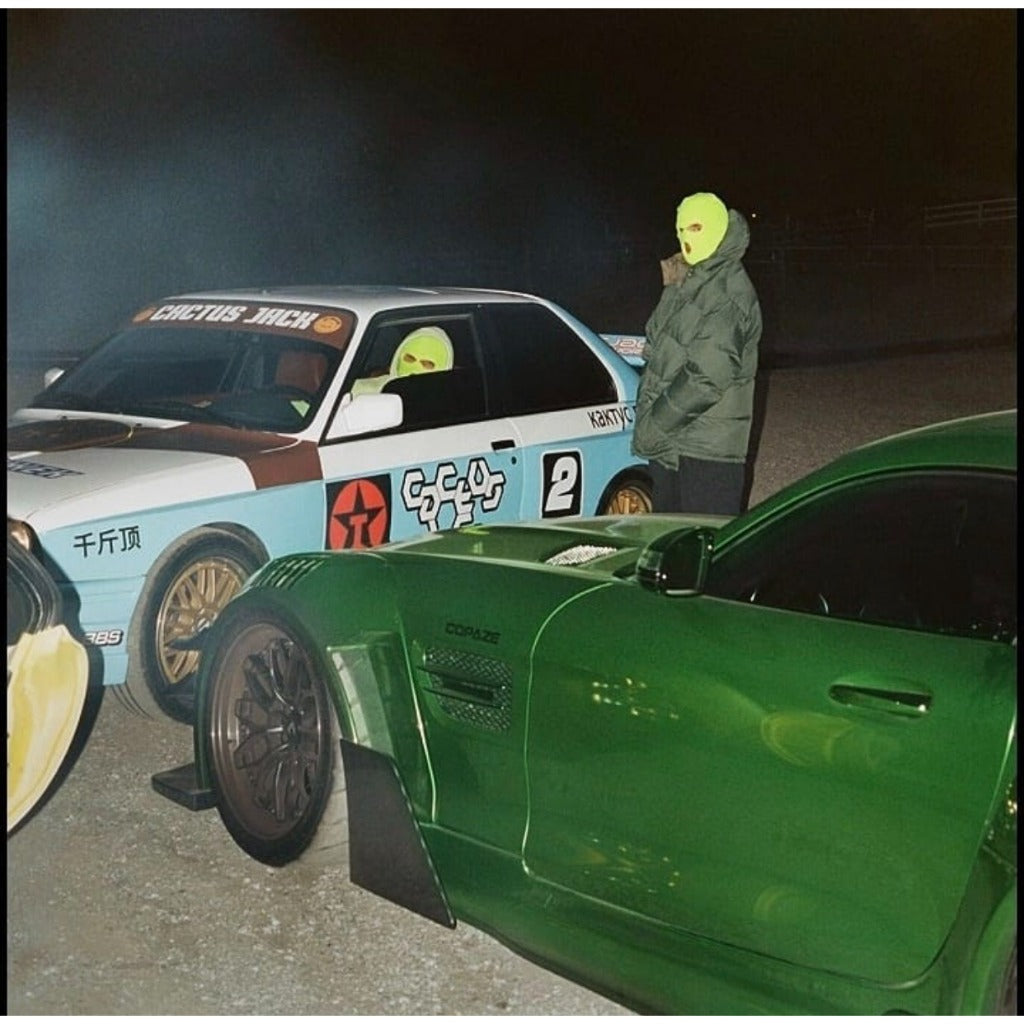 Travis Scott JACKBOYS Cover Neon Mask Green Men's - FW19