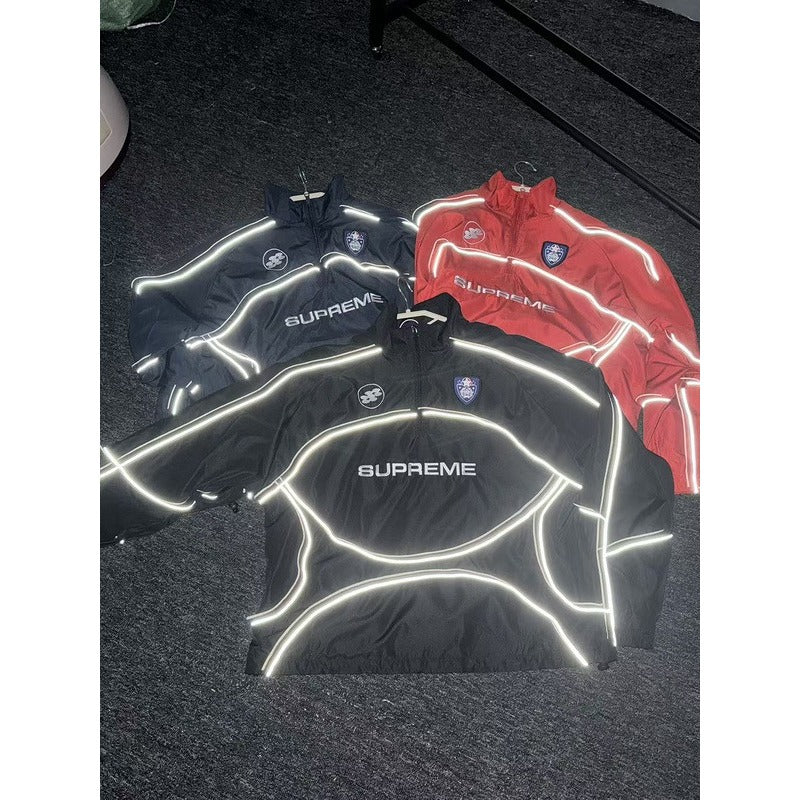 Reflective Piping Pullover 3M - Supreme
