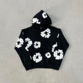 Denim Tears. - Cotton Wreath Black Hooded Sweater