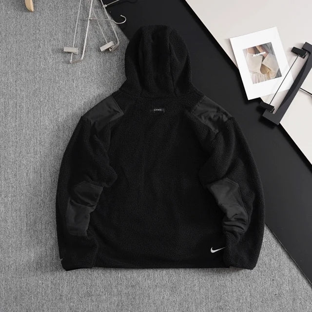 Supreme x Nike ACG Ninja Fleece Sherpa Pullover Hoodie - Black