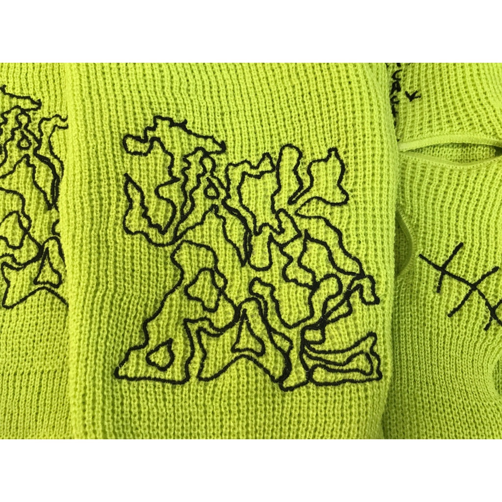 Travis Scott JACKBOYS Cover Neon Mask Green Men's - FW19