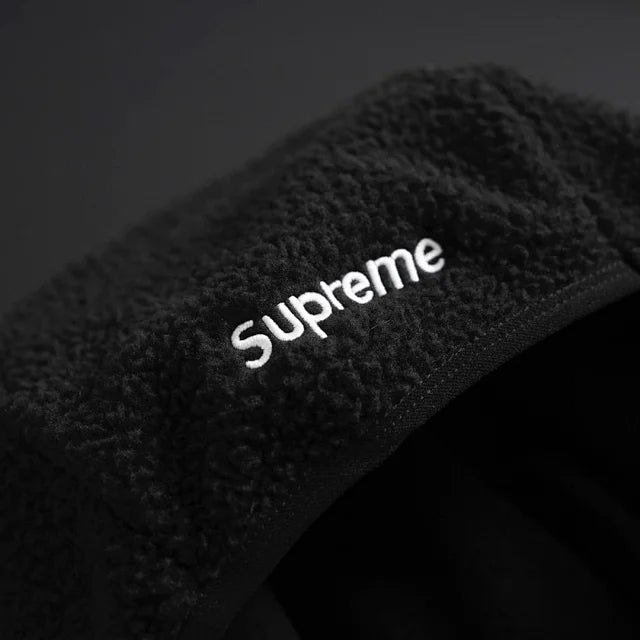 Supreme x Nike ACG Ninja Fleece Sherpa Pullover Hoodie - Black