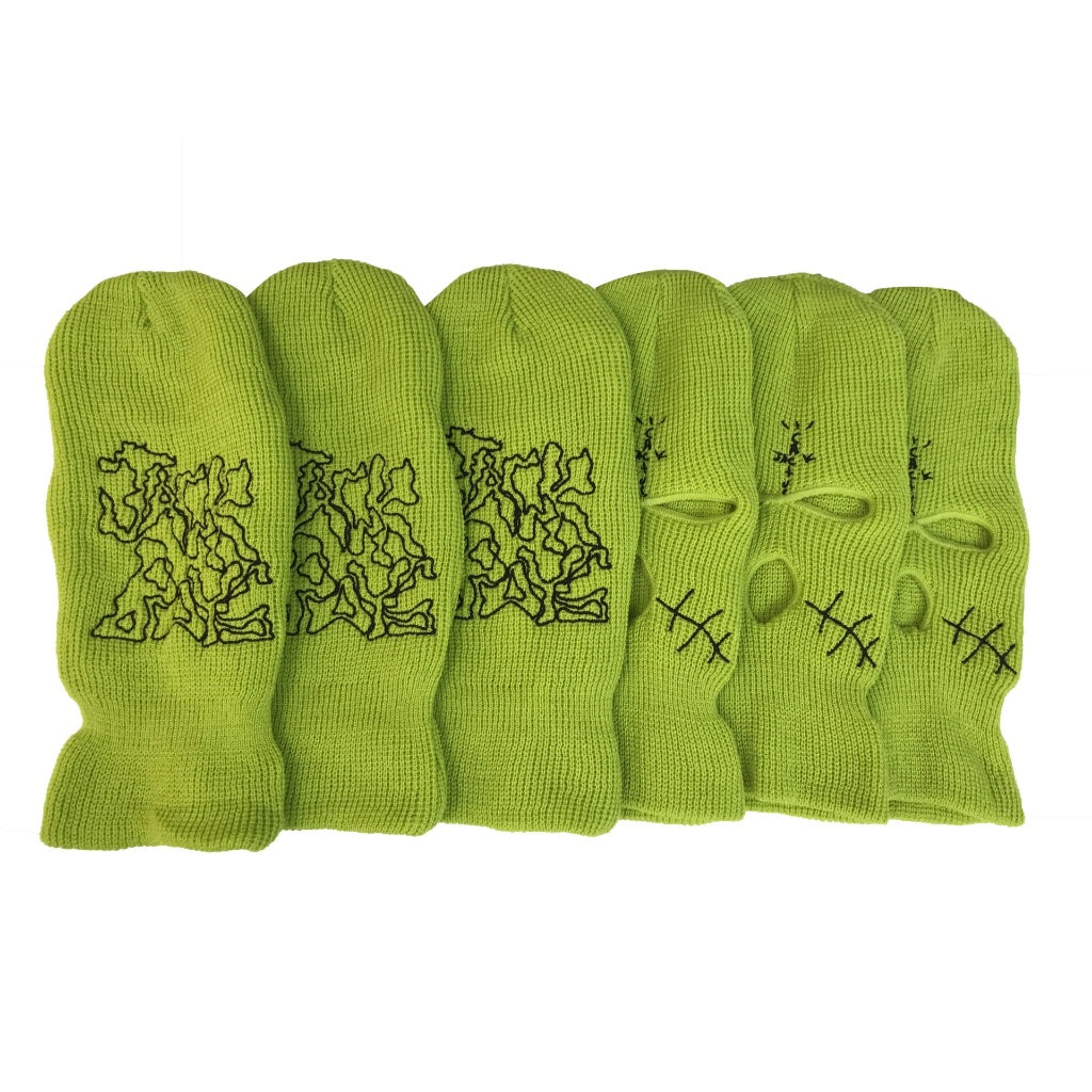 Travis Scott JACKBOYS Cover Neon Mask Green Men's - FW19