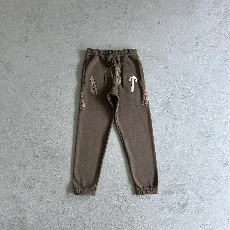 Trapstar Irongate Arch chenille 2.0 Tracksuit - Hoodie & Pants Set - Dark Brown