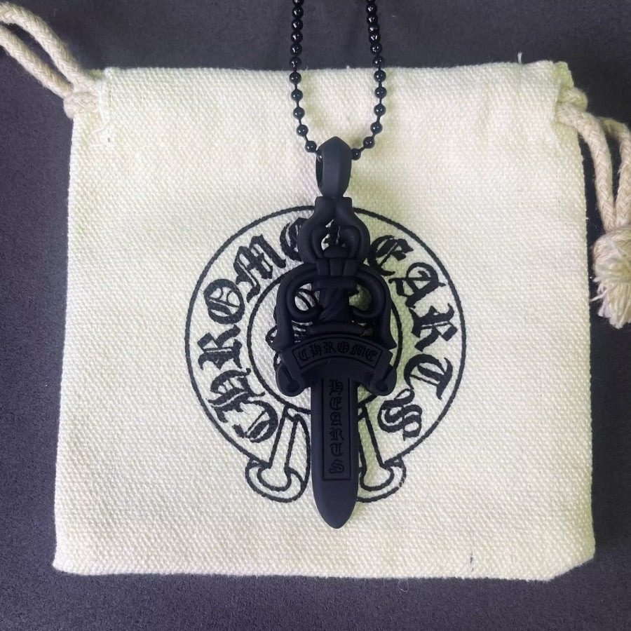 Silichrome Silicone Dagger Necklace - CHROME HEARTS