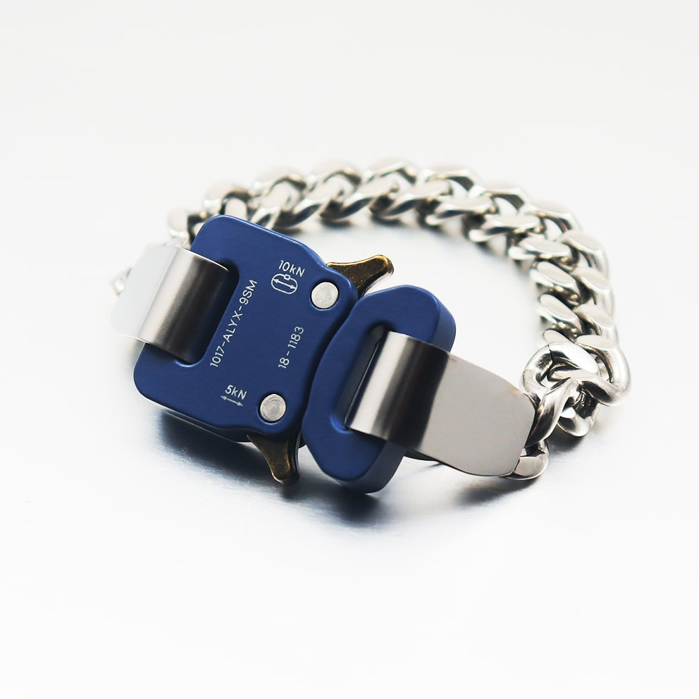 1017 ALYX 9SM Rollercoaster-Buckled chained Bracelet [Classic Variant]