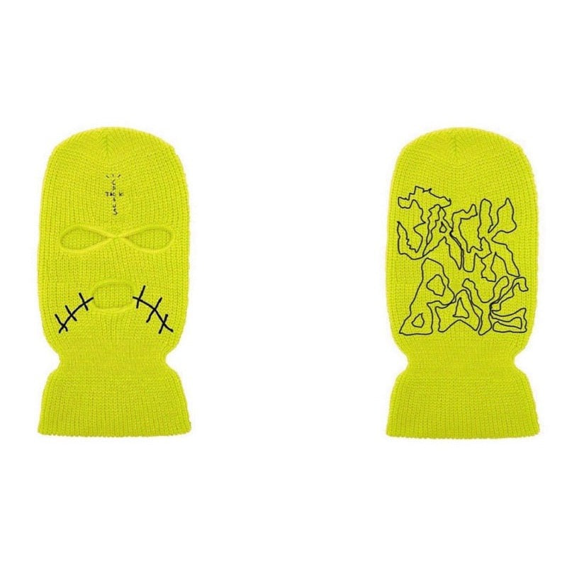 Travis Scott JACKBOYS Cover Neon Mask Green Men's - FW19