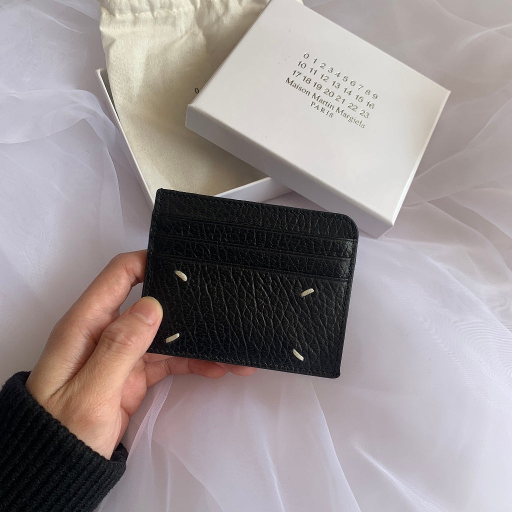 Maison Margiela Four-Stitch Leather Card Holder & Wallet (All Types)