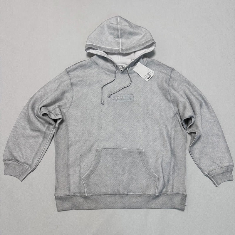 Supreme x MM6 Maison Margiela Foil Box Logo Hoodie 'White'