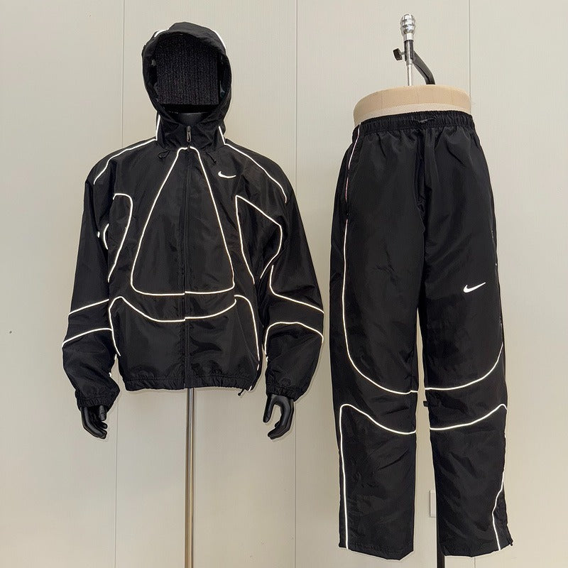 Corteiz.RTW x Nike NRG Jacket & Pant - Corteiz - BLACK / WHITE / GRAY - BNIP 100%
