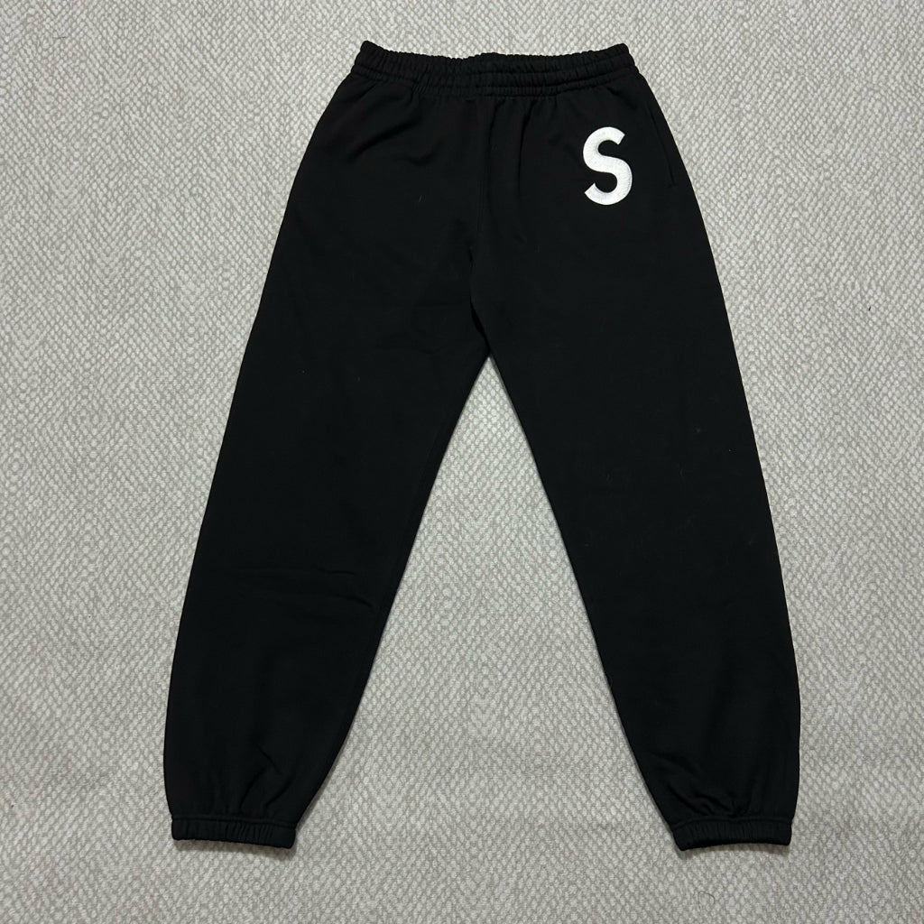 Supreme S Logo Zip Up Hoodie & Sweatpants Set - Black - FW24