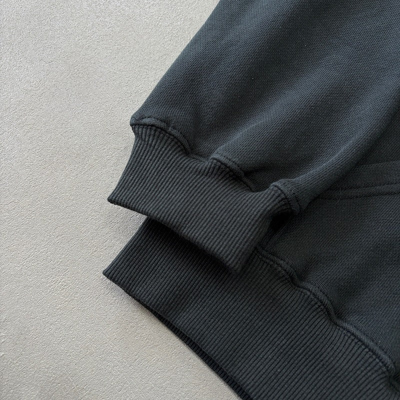 Eric Emanuel EE Basic Zip Up Hoodie (FW24) - Black/White/Black