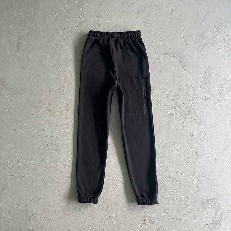 Trapstar Hoodie & Pants Set - Decoding chenille 2.0 All Black