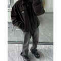 PRD Brand-plaque Padded Denim Jacket (J97)