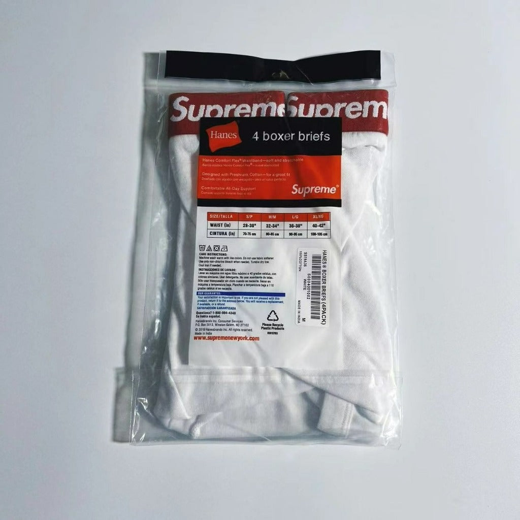 Supreme HANES BOXER BRIEFS - 2 BOXERS/ PACKS (All Colors)