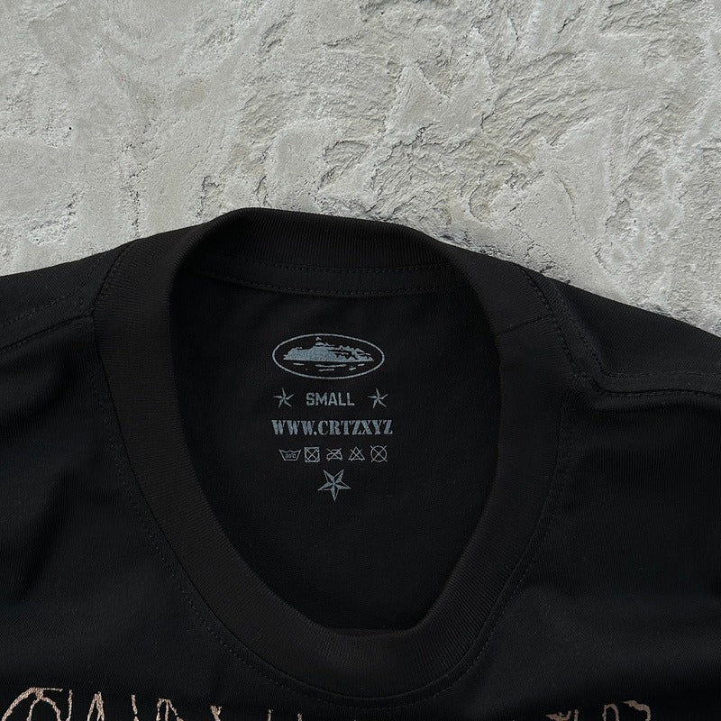 Central Cee Can't Rush Greatness Tee Black - Corteiz