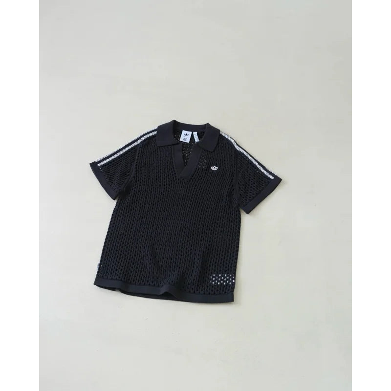 adidas Originals x CLOT By Edison chen Unisex Crochet Polo Shirt