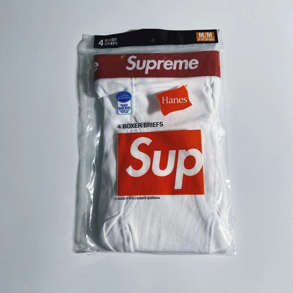 Supreme HANES BOXER BRIEFS - 2 BOXERS/ PACKS (All Colors)
