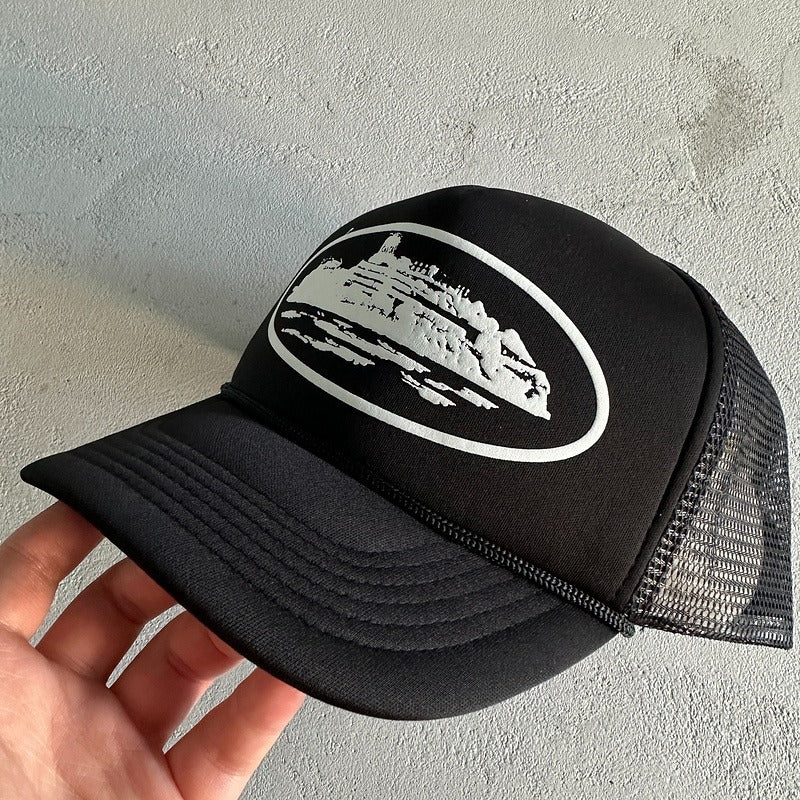 ALCATRAZ PREMIUM TRUCKER HAT - Corteiz