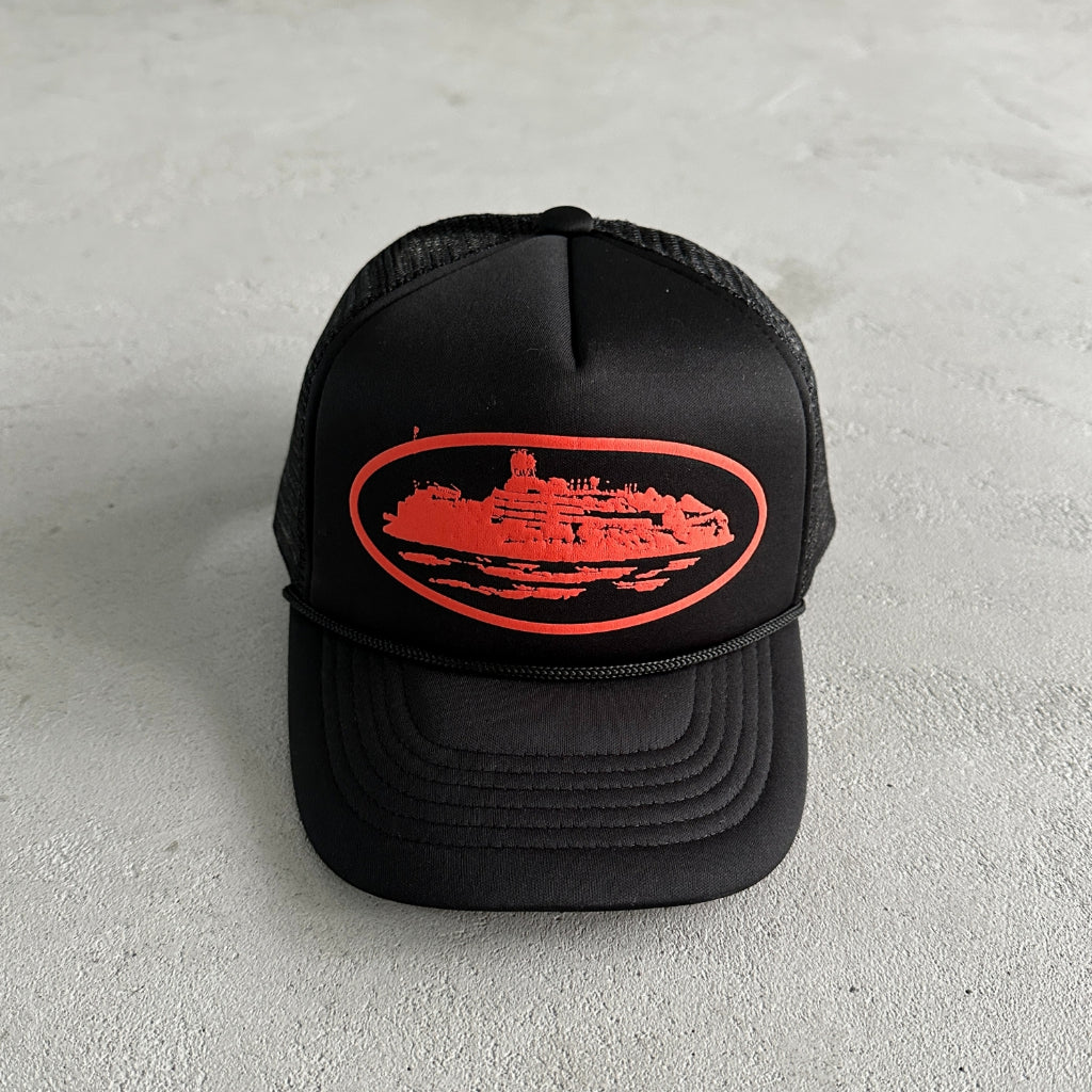 ALCATRAZ PREMIUM TRUCKER HAT - Corteiz