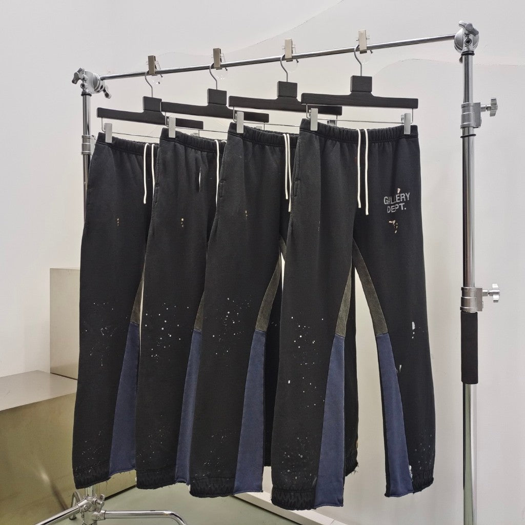 Gallery Dept. Flared Paint Splattered Sweatpants