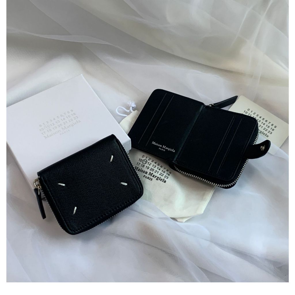 Maison Margiela Four-Stitch Leather Card Holder & Wallet (All Types)