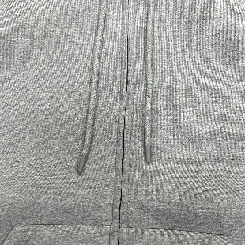 Syna World - Neoprene Embossed Zip Hoodie Grey