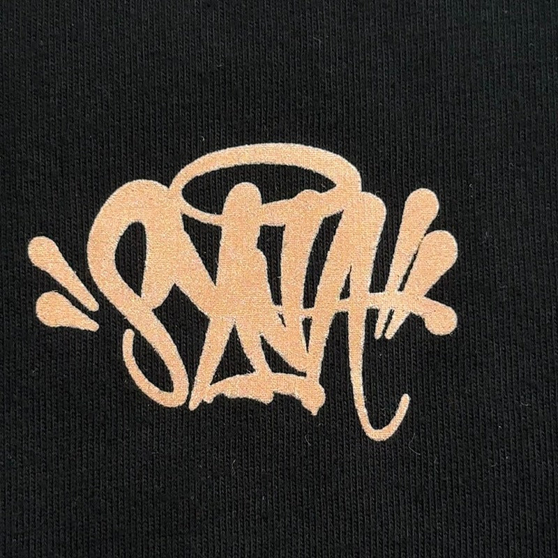 Central Cee x Syna World CRG No Gimmicks T-Shirt - Black/Rose Gold (Can't Rush Greatness Merchandise)