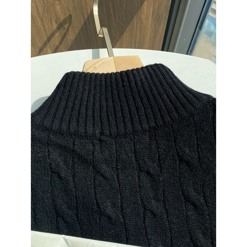 RL Cable-Knit Cotton Full-Zip Jumper