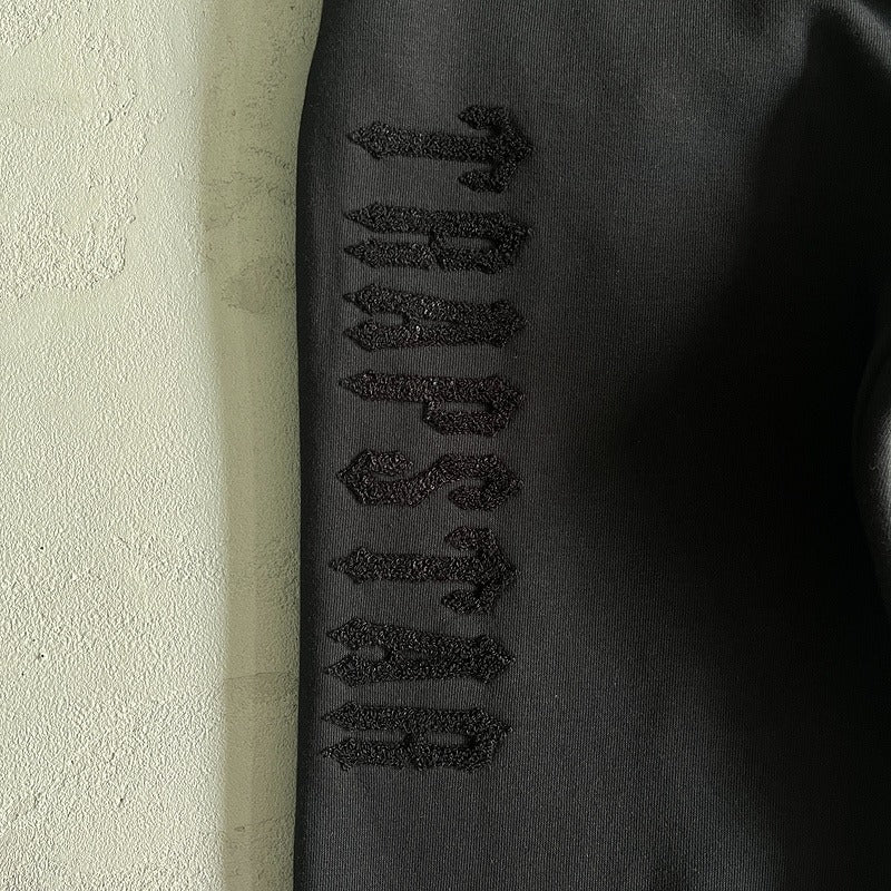 Trapstar Hoodie & Pants Set - Decoding chenille 2.0 All Black