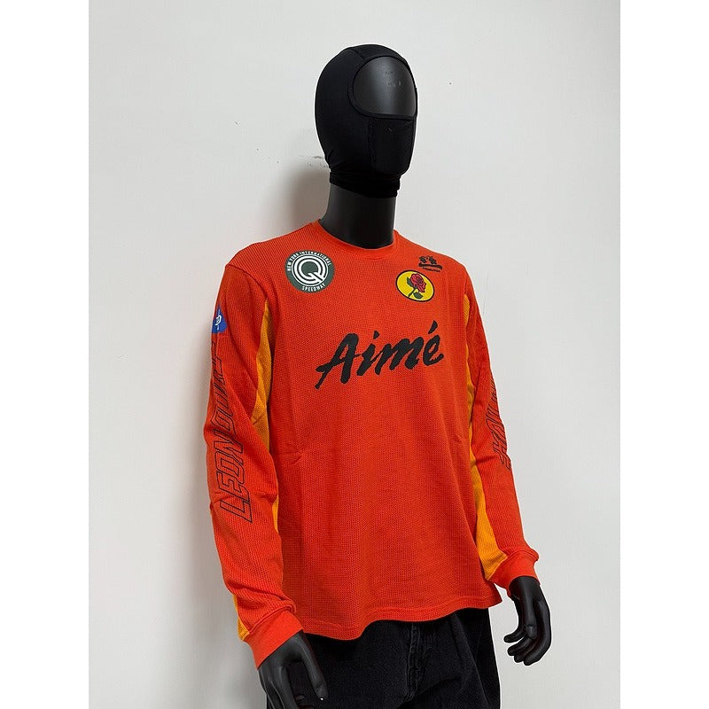 Aime Leon Dore Mesh Moto Long-Sleeve Tee