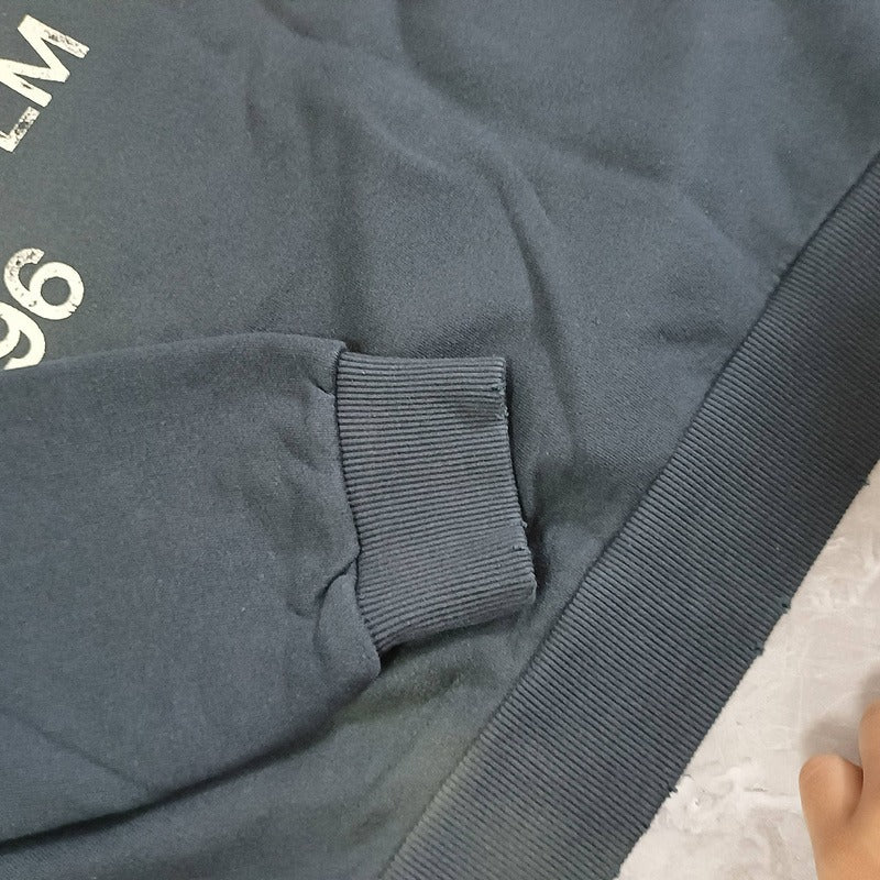 Acne Studios Logo Stockholm 1996 Hoodie Faded Black