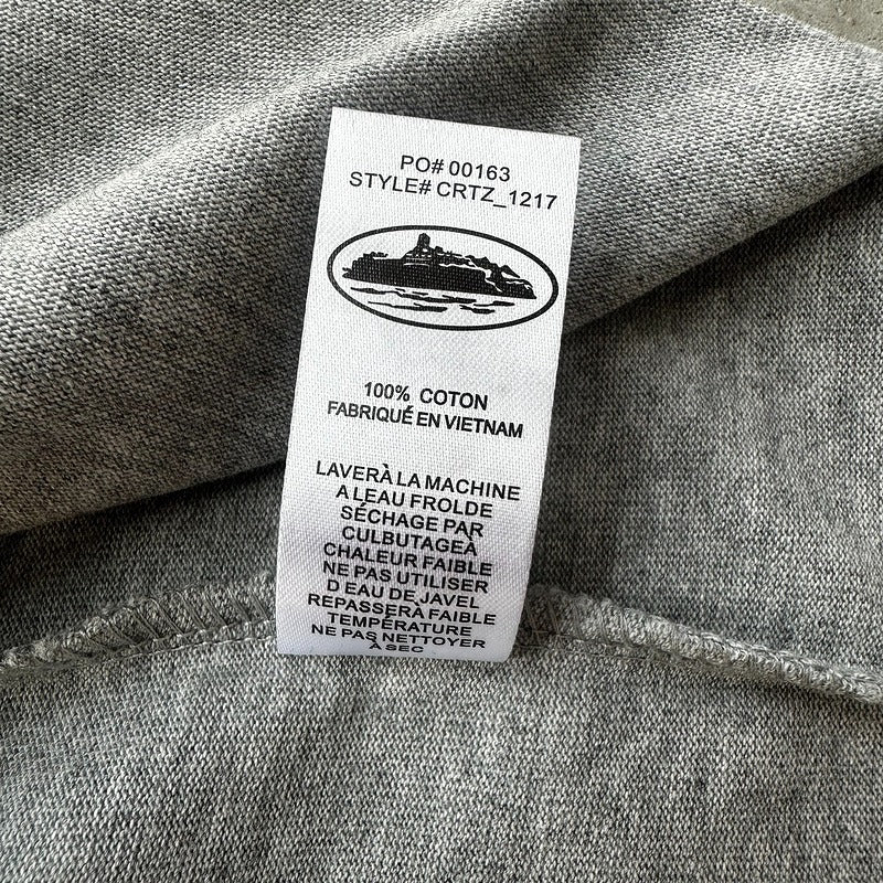 HMP PANEL TEE [GREY] - Corteiz
