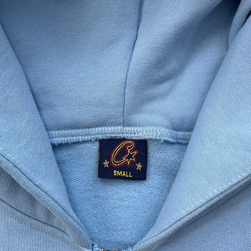 HYBRID JACQUARD KNIT ALCATRAZ ZIP HOODIE - Corteiz