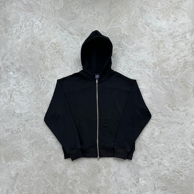 HYBRID JACQUARD KNIT ALCATRAZ ZIP HOODIE - Corteiz