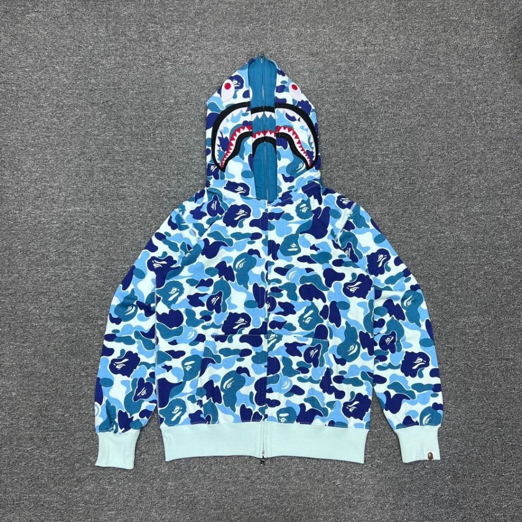 Bape A Bathing Ape - ABC Camo Double Shark Full Zip Hoodie (All Colors)