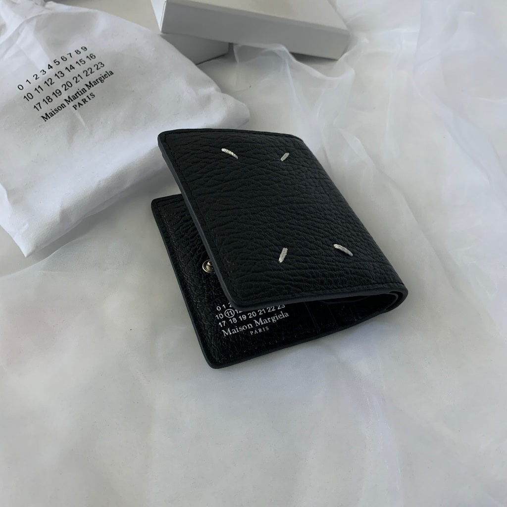 Maison Margiela Four-Stitch Leather Card Holder & Wallet (All Types)