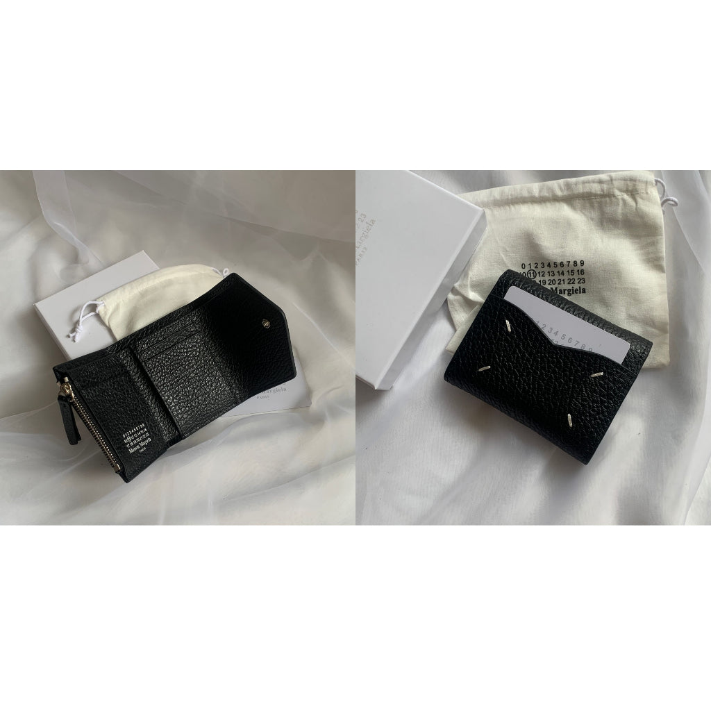 Maison Margiela Four-Stitch Leather Card Holder & Wallet (All Types)