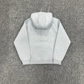 Syna World - Neoprene Embossed Zip Hoodie Grey