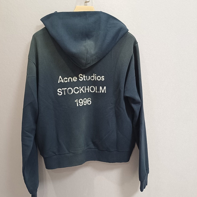 Acne Studios Logo Stockholm 1996 Hoodie Faded Black