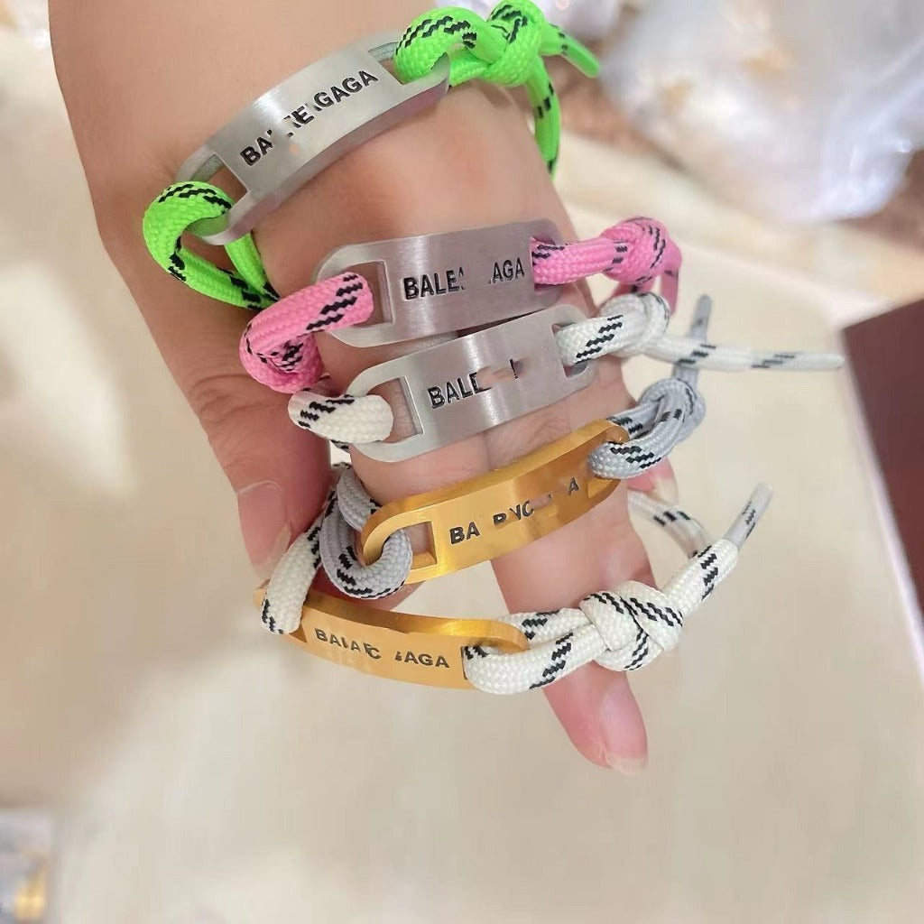 BAL Logo Plate Bracelet