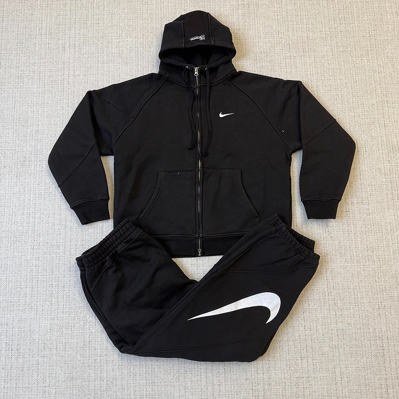 Supreme Nike Zip Up Hooded Sweatshirt (SS25) - Black