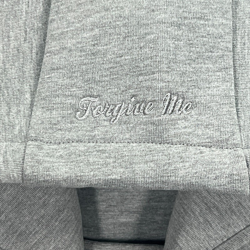 Syna World - Neoprene Embossed Zip Hoodie Grey