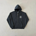 Eric Emanuel EE Basic Zip Up Hoodie (FW24) - Black/White/Black