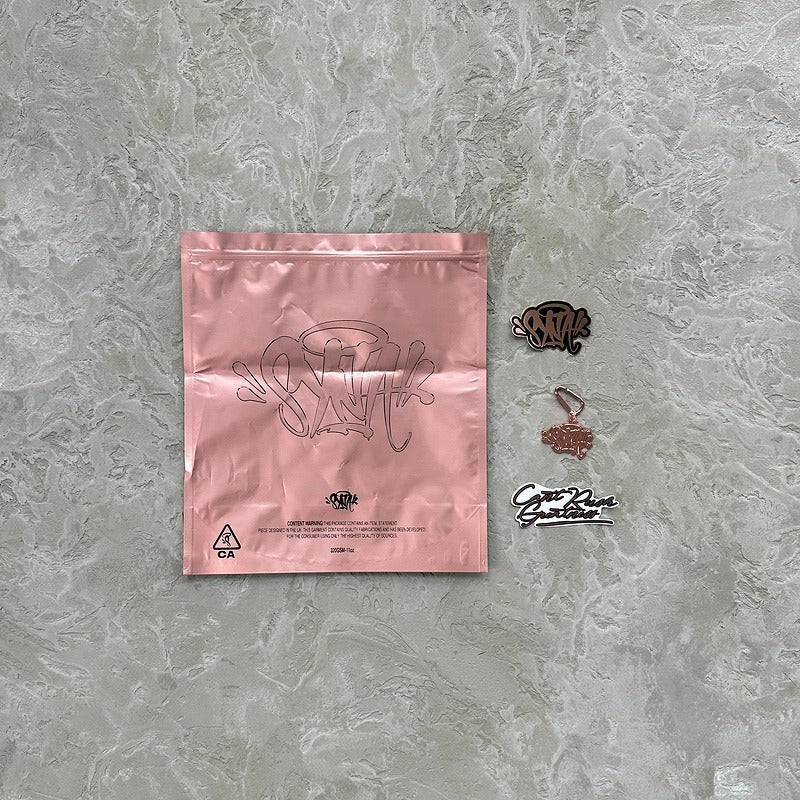 Syna World Syna Logo Tee & Shorts Set - Black/Rose Gold (Can't Rush Greatness)